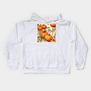 Pumpkin Pattern 19 Kids Hoodie